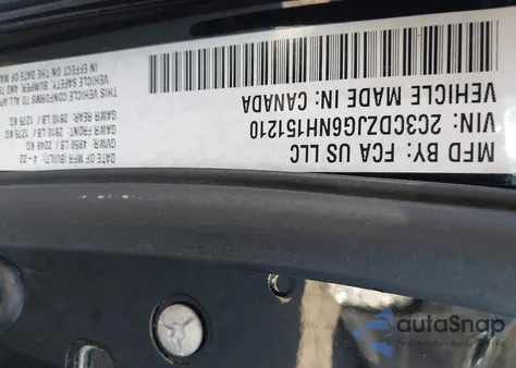 2022 Dodge Challenger Gt z USA, uszkodzony, nr VIN 2C3CDZJG6NH151210